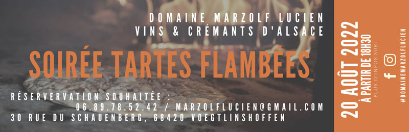 SOIREE TARTES FLAMBEES 20 AOUT 2022